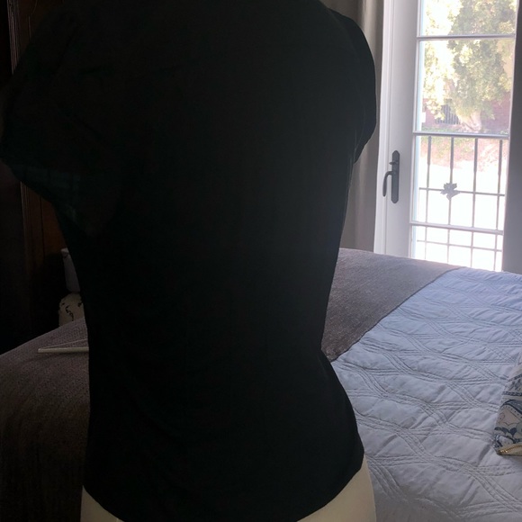 Black Express Design studio Button Down Blouse - Picture 3 of 4